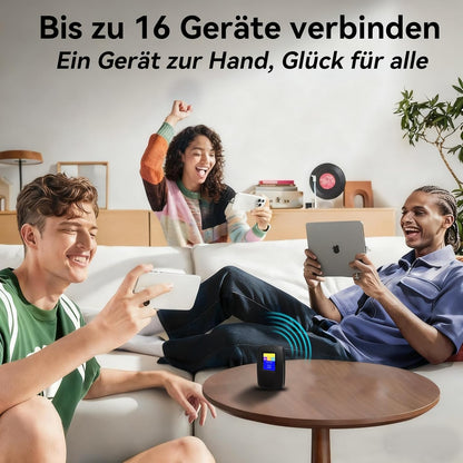 Wi-Fi 6 4G Mobiler WLAN Router | 600 Mbps & 3000mAh Hotspot