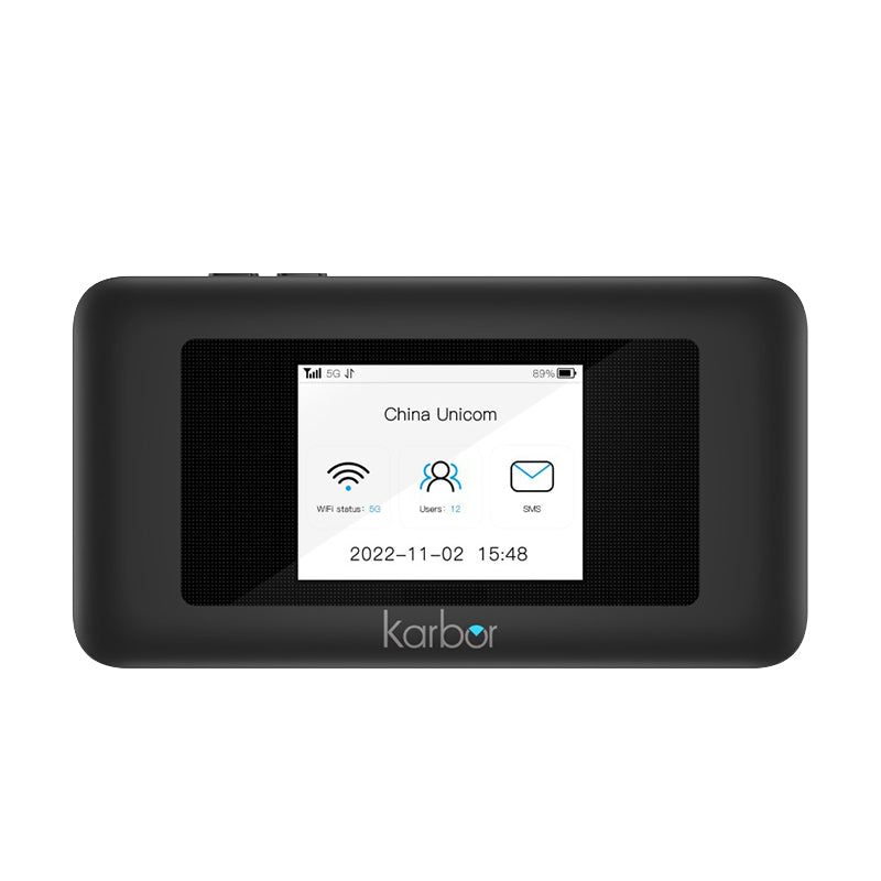 Tragbarer 5G eSIM Router WiFi 6 – Mobiler Hotspot ohne Vertrag / ohne SIM-Karte